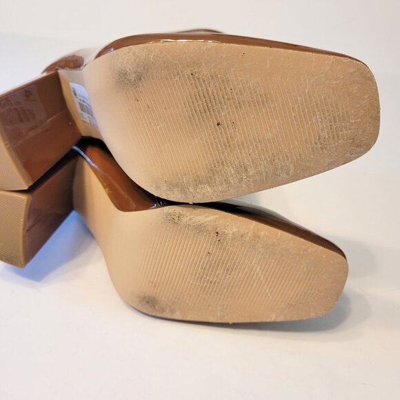 Steve Madden Lynden Patent Leather Zip Ankle Boots - Picture 11 of 13